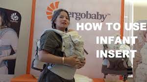 How Do I Use Infant Insert With Original Baby Carrier Ergobaby Youtube