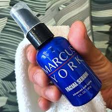 Marcus Yort Men's Daily Anti-Aging Facial Serum, Lightweight Moisturizer  For Men, 2 OZ, All-Natural