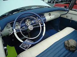 1955 Chrysler New Yorker Deluxe Custom Car Interior Retro Cars Chrysler New Yorker