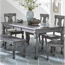Kara Extendable Solid Wood Dining Table Dining Table In Kitchen Wood Dining Table Grey Dining Tables