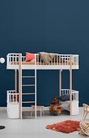 Shop this collection (12) columbia staircase bunk bed twin over full with twin size raised panel trundle bed in white. Oliver Furniture Wood Loft Bed The Modern Nursery