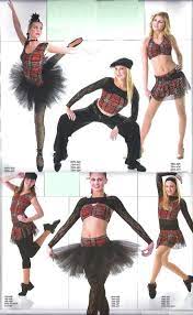 Rad Plaid Mix N Match Schoolgirl Dance Ballet Tutu Hip Hop Costume Groups Hip Hop Costumes Ballet Tutu Group Dance Costumes