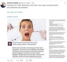 Suplemen vitamin c (vitamin c supplement) dapat membantu dari segi kecantikkan dan keputihan wajah. Suntikan Vitamin C Banyak Keburukan Dari Kebaikan Mynewshub