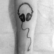 67 tattoos tagged 'headphones' include hot pics view private pics →. 50 Headphones Tattoo Designs For Men Musical Ideas