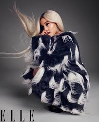 Ariana grande sports blonde hair. Ariana Grande S Elle Cover Shows What The Star Looks Like With Super Long Blonde Hair And No Ponytail