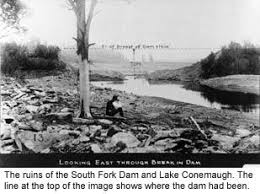 The Ruins Of The South Fork Dam And Lake Conemaugh The Line