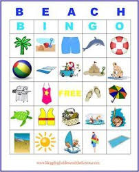 Summer Free Printable Bingo Cards For Kids Printables Beach Bingo Other Fun Kid Activity Beach Party Games Kids Beach Party Bingo For Kids