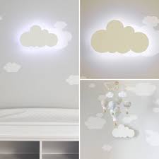 Cloud Night Light Nursery Wall Decoration Kids Room Light Cloud Nursery Light Cloud Wall Decoration Glowi Kids Room Lighting Clouds Nursery Baby Room Decor