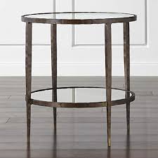 Bedside tables are versatile accents that echo and elevate your bedroom's look. Clairemont Round Side Table Reviews Crate And Barrel