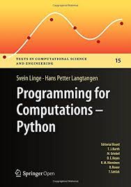 Programming For Computations Python Download Free Books Legally Book Program Python Programming Books Science