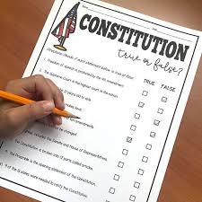 Freebie Introduce Your Constitution Unit With This Free True Or False Worksheet And Ppt Upper Elementary Resources Constitution Day Constitution Activities