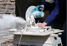 Mark your cutline on each side of the brick using a pencil and a speed square. How To Cut Brick Diyer S Guide Bob Vila