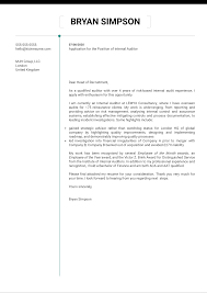 Are you a college student interested in getting a foot in the door with your chosen occupation? Internal Auditor Cover Letter Example Kickresume
