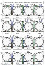 The Twits Time Sheet Math Time Roald Dahl The Twits The Twits