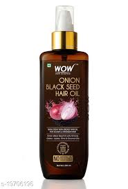 Your hair's gonna thank you after using these oils. Buy Checkout This Latest Herbal Oil Product Name Wow Skin Science Onion Oil Black Seed Onion Hair Oil Controls Hair Fall No Mineral Oil Silicones Cooking Oil Synthetic
