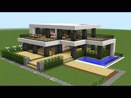 Minecraft How To Build A Modern House 20 Youtube Minecraft Modern Modern Minecraft Houses Minecraft Houses