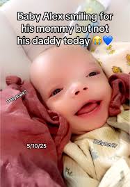 Baby Alex Smiles for Mommy 💙