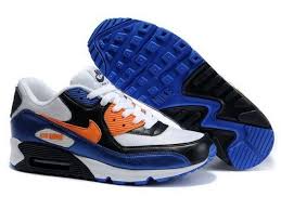 Nike Air Max 90 White Blue Orange Black Price 70 85 Nike Air Max Nike Air Max 90 White Nike Air Max 90