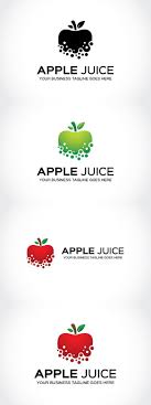 Apple Juice Logo Template Juice Logo Fruit Logo Design Apple Juice