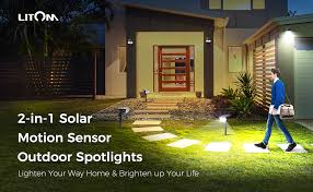 30watt bullet led spotlight with narrow beam angle. Amazon Com Litom 30 Leds Solar Motion Sensor Landscape Spotlights Ip67 Waterproof Outdoor Solar Powered Security Wall Light 3 Modes Solar Landscaping Lighting For Yard Garden Garage Pool Patio 2 Pack Cold