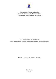 49 a 79 mb cada formato: Elomar Sua Musica Analise Docsity