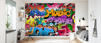 Find & download free graphic resources for graffiti. Music Love Graffiti Made To Measure Wall Mural Photowall