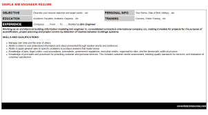 Check spelling or type a new query. Bim Engineer Job Letter Resume Template 45653