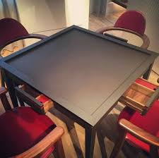 Wants To Win At A Game Of Mah Jong Against The Joy Luck Aunties An Image Of A Mah Jong Table Represents How Mahjong Table Table Design Table Furniture