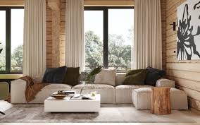 modern rustic cabin with cosy small