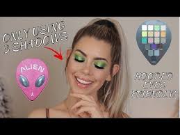 Green Halo Smokey Eye Jeffree Star Alien Palette Brittanynichole Youtube Jeffree Star Green Eyeshadow Look Makeup Looks Tutorial
