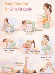 Want a slim, toned body — naturally? Try this simple yoga routine daily. It  helps improve digestion, reduce belly fat, boost flexibility & calm the  mind ✨ Do each pose for 30