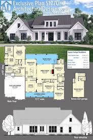 Open floor plans foster family togetherness, as well as increase your options when entertaining guests. Plan 51770hz Open Concept Farmhouse With Bonus Over Garage Exclusive House Plan House Plans Dream House Plans