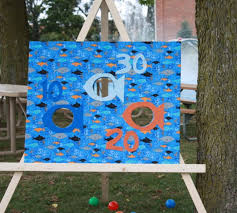 Birthday Party Activities For Kids Diy Toss Game The Celebration Shoppe Ocean Theme Party Fishing Party Games Fishing Birthday Party