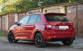 But owners of a second generation fabia can look good on the fast lane, too: Tuning Deal Spoiler Passend Fur Skoda Fabia 3 Iii Hb Heckdiffusor Diffusor Rs Tuning Deal De