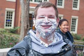 Men of Peace Get Pied
