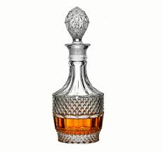 Whiskey Decanter With Airtight Glass Stopper American Flag Gift For Men  750Ml | Ebay