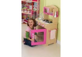 Buy Pink Wooden Kitchen Online 7799 Hopscotch Wooden Play Kitchen Play Kitchen Sets Pink Wooden Kitchen