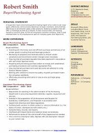 Purchasing Agent Resume Samples Qwikresume