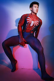 Marvel Spider-Man PS52 Peter Parker Bodysuit with Detachable Mask Sexy Cos  Costume Clothing for Mens Man Birthday Gift J21030BA - AliExpress