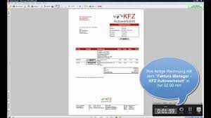 Check spelling or type a new query. Werkstatt Software Kfz Faktura Manager Autowerkstatt Rechnungsprogramm Youtube