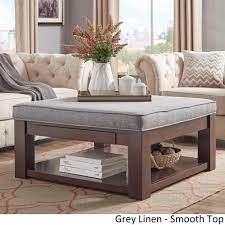 To begin with, these are some of the most versatile pieces of furniture you can have at your disposal. Lennon Espresso Square Storage Ottoman Coffee Table By Inspire Q Classic Dark Brown Pu Dimpled Tufts Storage Ottoman Coffee Table Square Storage Ottoman Sofa End Tables