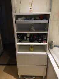 Closet rod and shelf support. Ikea Bathroom Cabinet Village