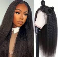 Kinky Straight 30 Inch Lace Front Wig