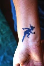 Sneaky Peter Pan Shadow Tattoo Wrist Bracelet Disney Tattoos Peter Pan Tattoo Tattoos