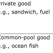 Examples of public goods include the air we breathe, public parks, and street lights. 1 The Classification Of Goods In Agriculture Based On Rivalry And Download Table
