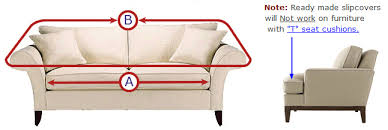 Sofa Slipcover Size Chart Best Picture Of Chart Anyimage Org
