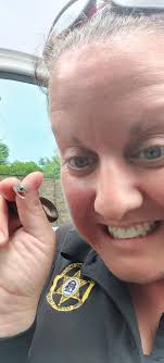 Bibb County Sheriff's Office Animal Enforcement Officer Rebecca Galeazzo  recently answered the call to remove a snake from inside a business. When  she arrived