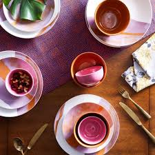 Stone lain zora fine china golden splash modern coupe dinnerware set. New Thanksgiving Dishes To Brighten Up Your Dinner Table Fn Dish Behind The Scenes Food Trends And Best Recipes Food Network Food Network