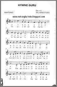 Chord Lagu Hymne Guru Lirik Chord Musik