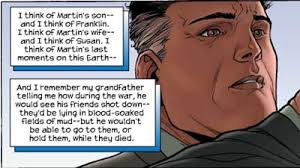 Character: Lucy Simms; ex-wife of would-be suicide jumper Mr. Fantastic  saved